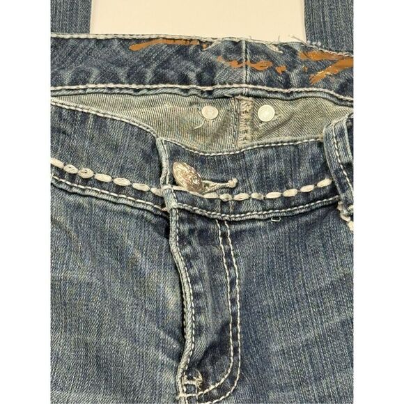 Seven7 Women's Straight Leg Denim Jean Size 8 - Picture 4 of 10
